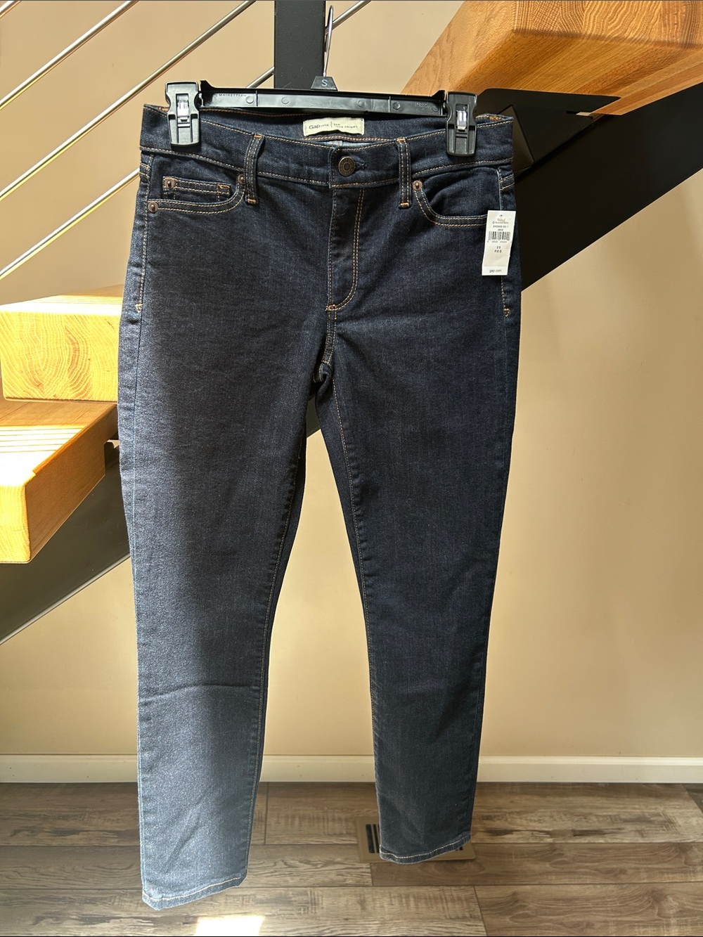 Women's Skinny Jeans in Dark Blue - Stretch Slim Fit